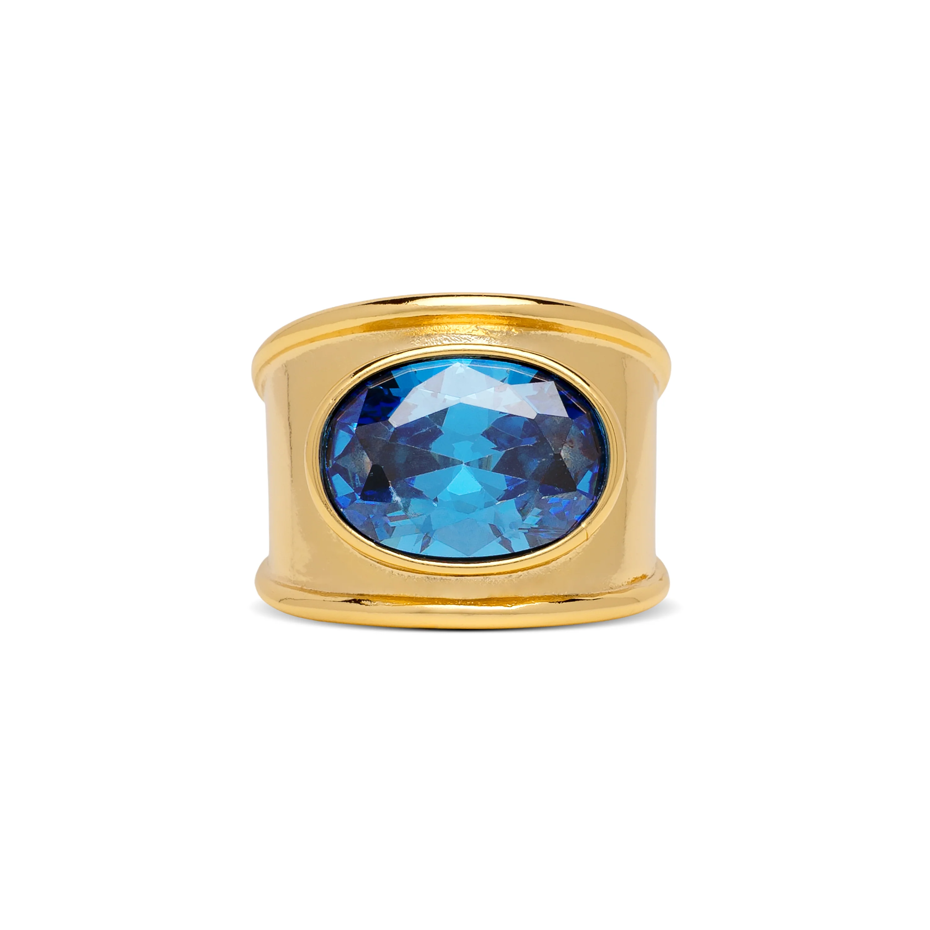 December Chunky Birthstone Ring