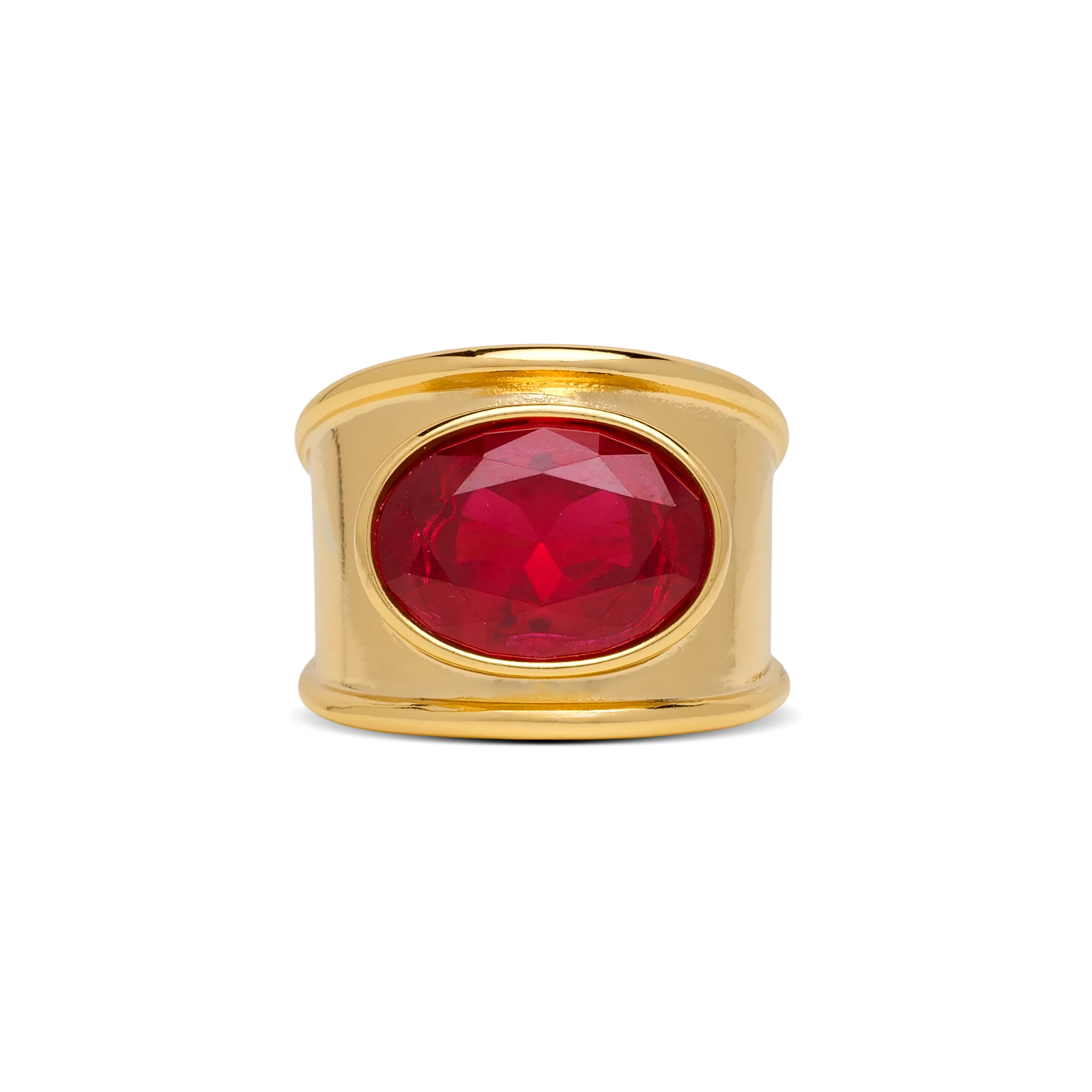 July Chunky Birthstone Ring