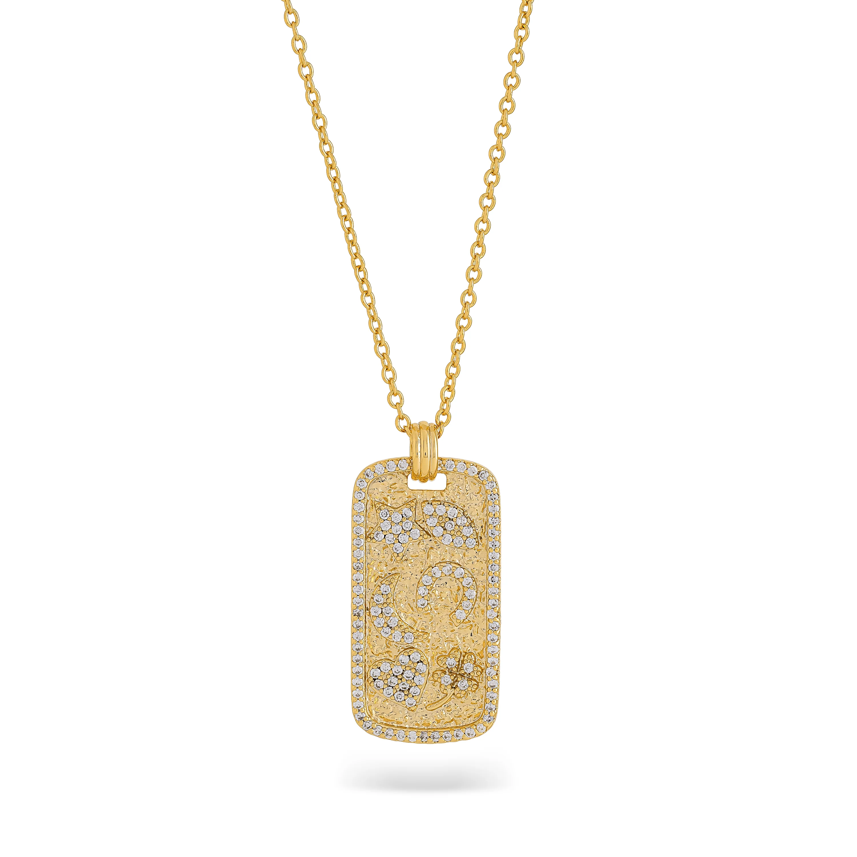 Lucky Symbols Tarot Charm Necklace