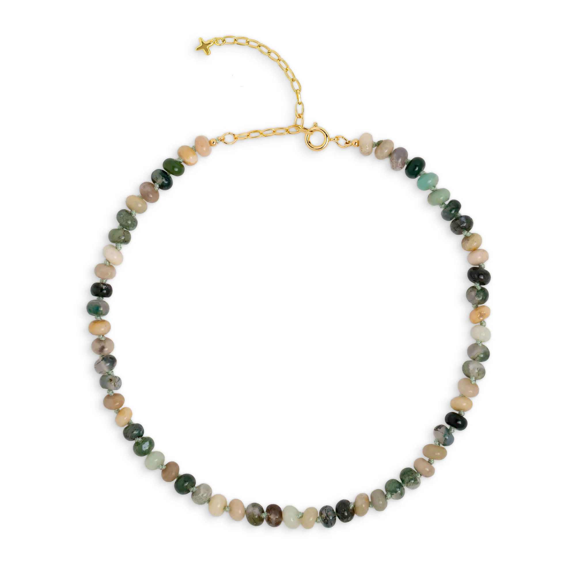 Amazonite Stone Beaded Necklace