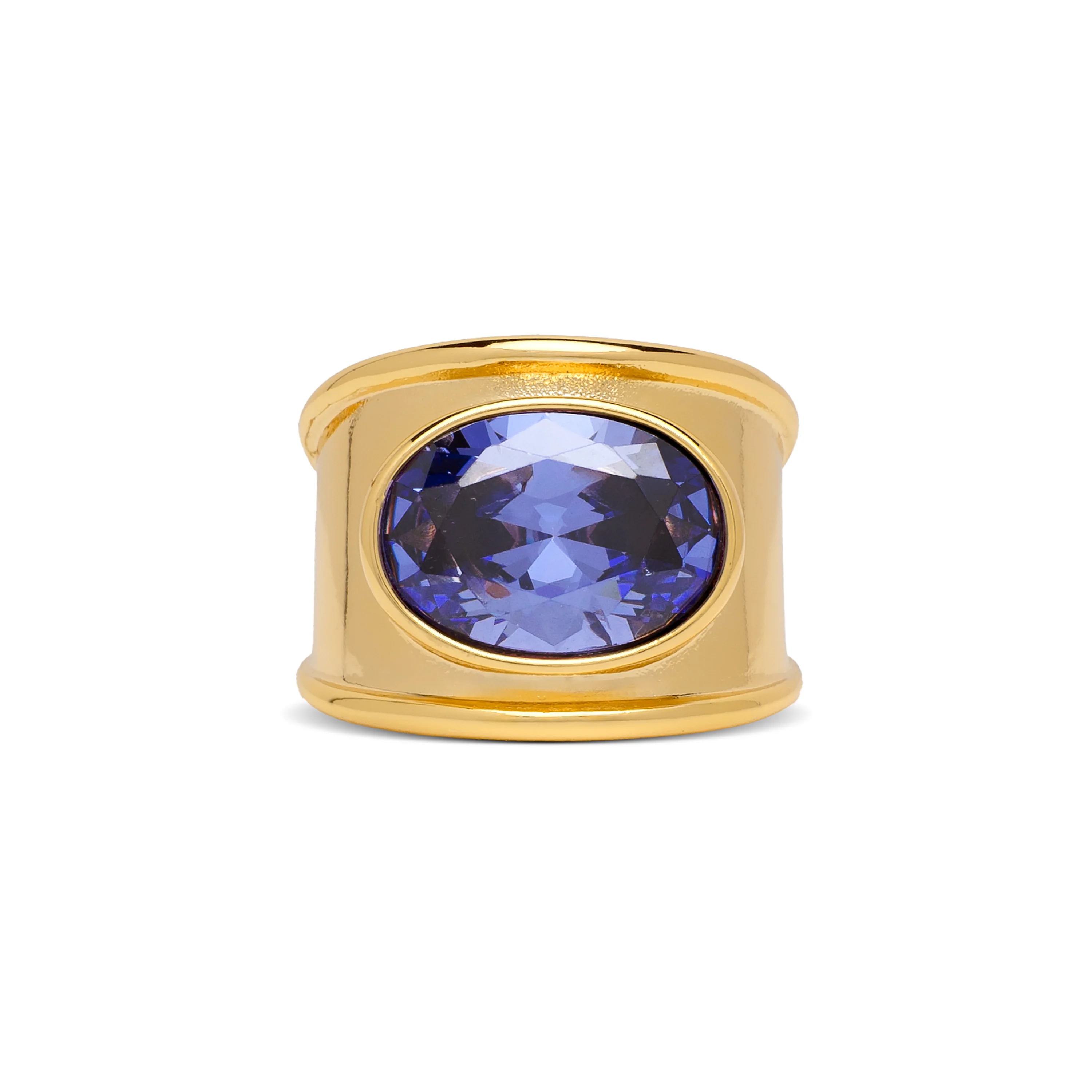 September Chunky Birthstone Ring